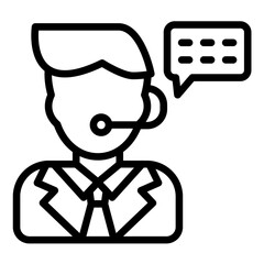 Talk Center Icon Style