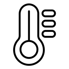 Temperature Sensor Icon Style
