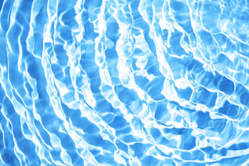 Beautiful water texture with waves. blue color, water background