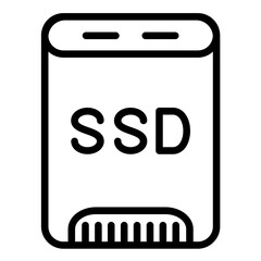 SATA SSD Icon Style