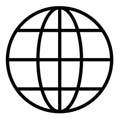 Globe Model Icon Style