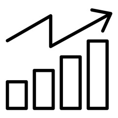 Study Growth Icon Style