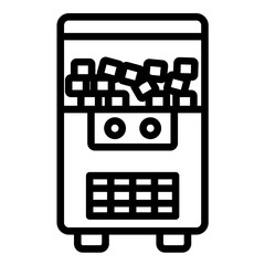 Ice maker Icon Style