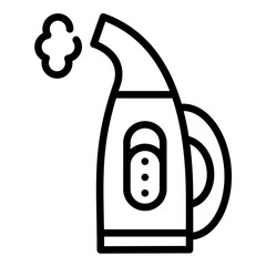 Fabric steamer Icon Style