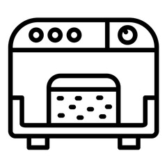 Bread machine Icon Style