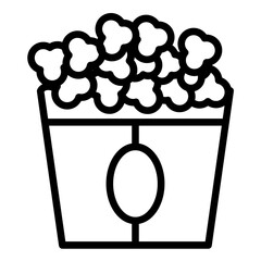 Popcorn Kettle Icon Style