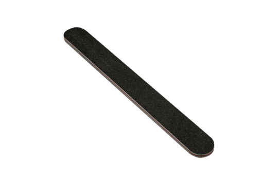 Black file is isolated on transparent background.