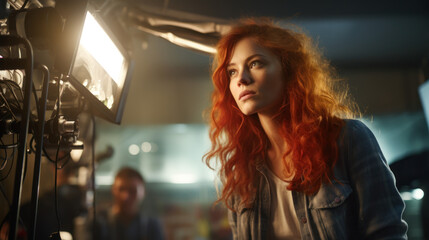 Fototapeta premium A talk about the evolution of womens roles in television and film.