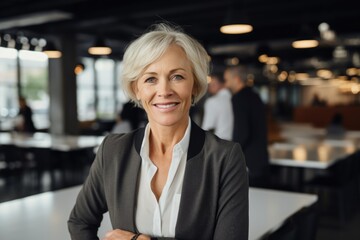 Portrait of a senior businesswoman in the office