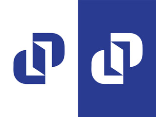 DP letter door shape logo design