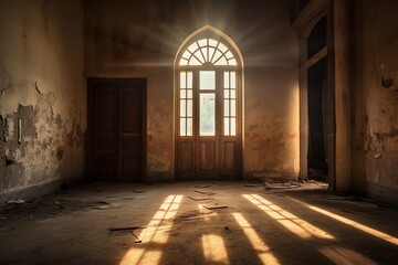 old abandoned building
