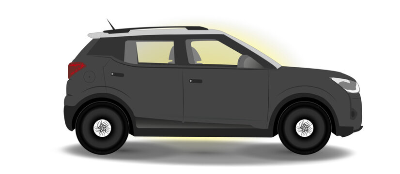 SUV Black XUV taxi model automobile four wheeler illustrated transportation graphics for kids. illustration EPS PNG car. royalty free photo image sport cars animation electric vehicle vector cartoon.
