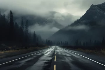 Foto op Canvas road in the mountains © Ольга Сорокина
