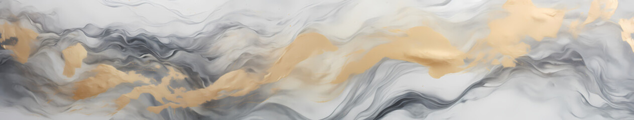 Obraz premium Golden Ash Whispers: A Delicate Dance on Canvas