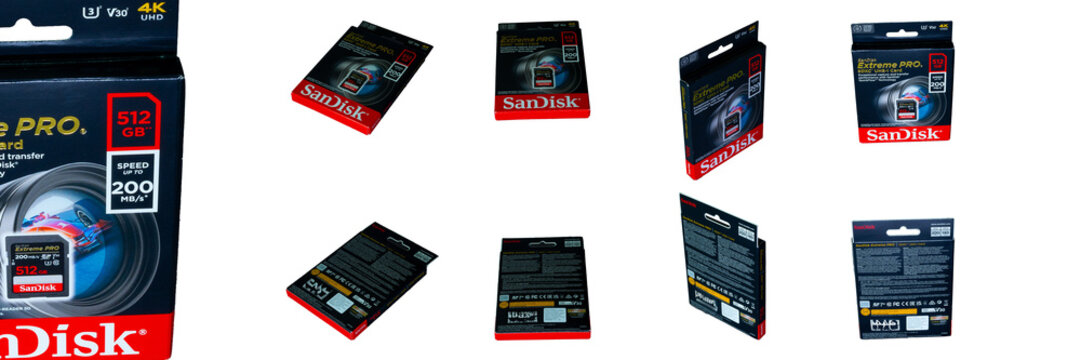SanDisk - Extreme PRO 512 GB SD card packaging