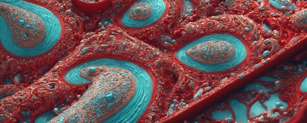 Fototapeta premium a close up of a cell membrane
