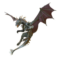 ドラゴン　3DCG レンダリング