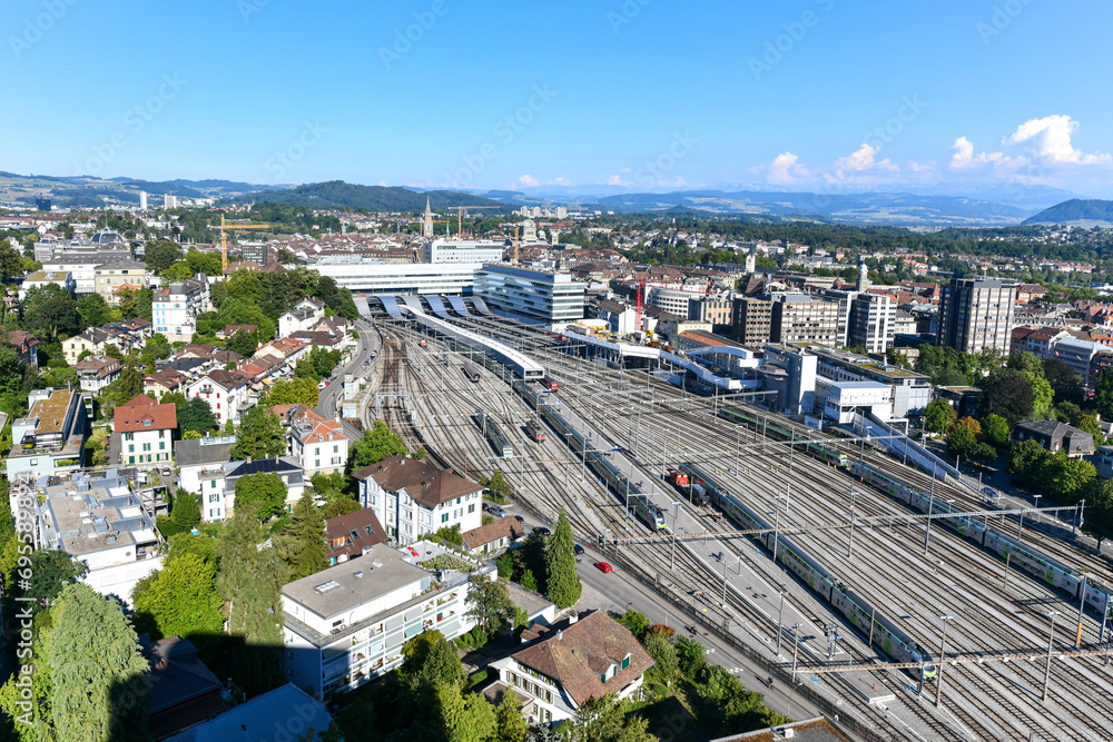 Poster bern train station - switzerland