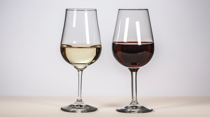 Two contrasting type of Glasses