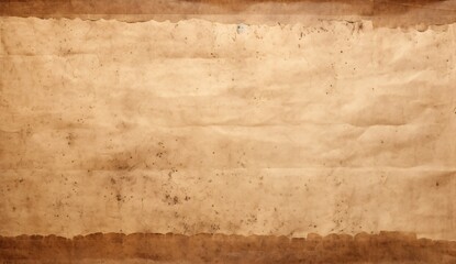 An old, worn, and tattered piece of parchment paper Generative AI