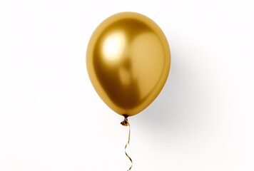Gold Foil Balloon with Gold Tassel Generative AI