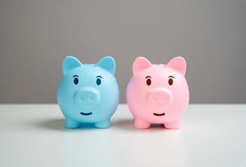Combining assets into a new family budget. Emotional connection. United banking for young families....
