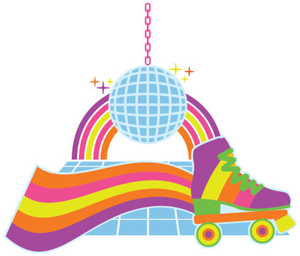 Groovy Retro Roller Disco Party