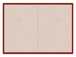 Fototapeta premium Red Open Book Template