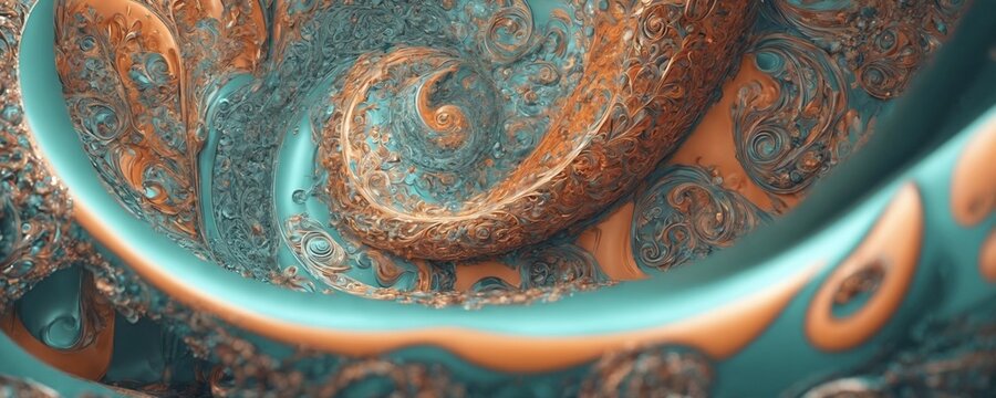 a computer generated image of a spirally pattern