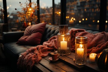 Cozy Candlelit Evening Indoors