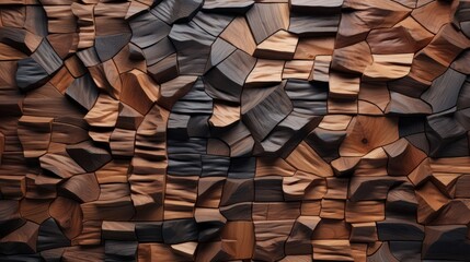  a close up of a wall made of wood planks with a pattern of wood planks on the side of the wall.