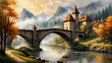 Digital Artwork, Wallpaper, Fantasy, AI Art, Background