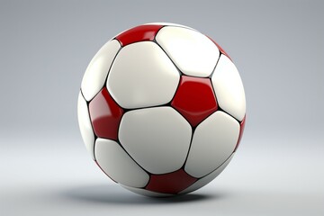 Soccer ball showcased against a light background capturing the spirit of the sport
