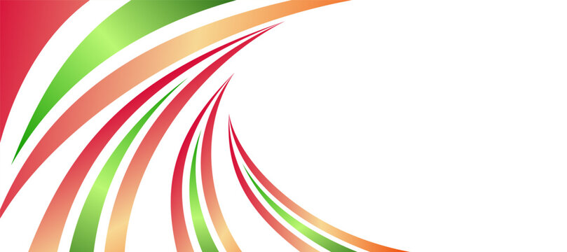 abstract spiral colorful gradient indian tricolor flag banner template