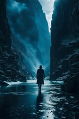 Fototapeta premium water waterfall rock nature river landscape sea