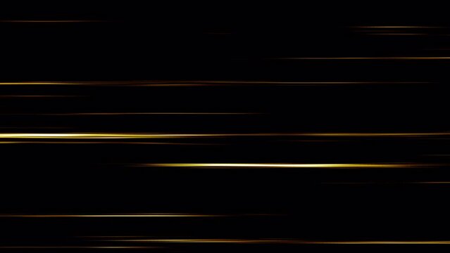 Pack of 4 Anime Comic Speed Lines Motion Background. Fast Horizontal and Diagonal Speed lines Loop White and Yellow. Velocity lines | 4K | Transparent Background | Green Screen | ProRes4444 | Alpha