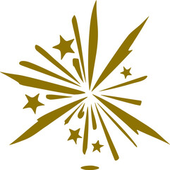 Abstract star shape vector illustration. Simple Star silhouette design elements