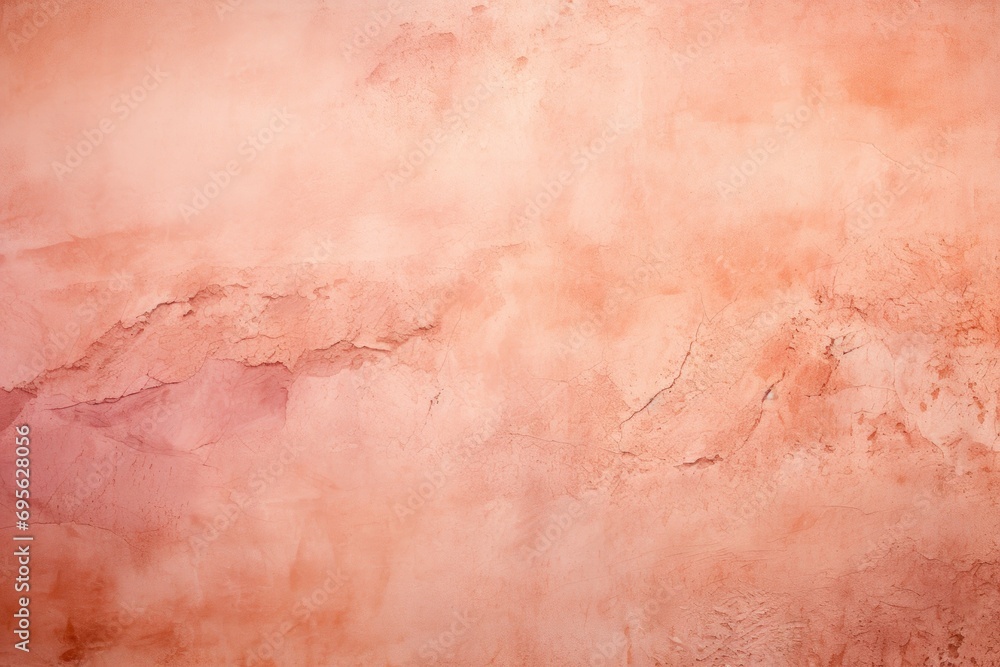 Poster grunge wall, peach fuzz trendy color concept. background with selective focus and copy space