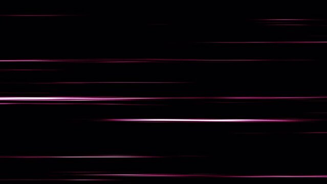 Pack of 4 Anime Comic Speed Lines Motion Background. Fast Horizontal and Diagonal Speed lines Loop Pink and White . Velocity lines | 4K | Transparent Background | Green Screen | ProRes4444 | Alpha