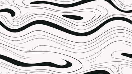 Seamless pattern. Animal skin leopard pattern in vector. Abstract ethnic motif wavy striped seamless pattern. - obrazy, fototapety, plakaty