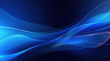 Abstract transparent blue wavy lines texture background