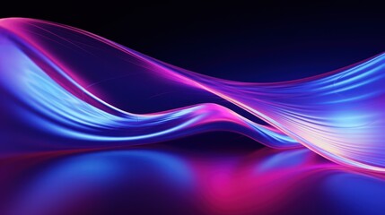 3d render abstract futuristic dynamic curvy motion colorful neon texture background