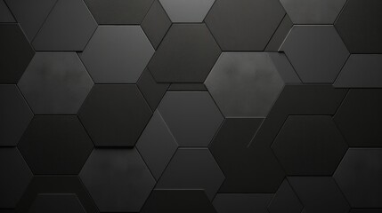 Geometric hexagon modern grey abstract texture background - obrazy, fototapety, plakaty