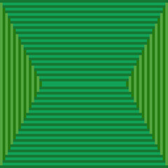 Green lines and rectangles background with triangles on the sides