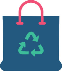recycle bag icon, icon