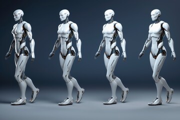 Obraz premium The evolution of Ai concept.