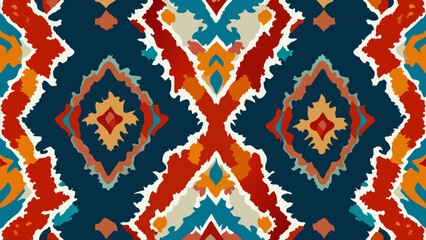 Ikat fabric texture vektor icon illustation