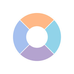 various pie charts for graphic information