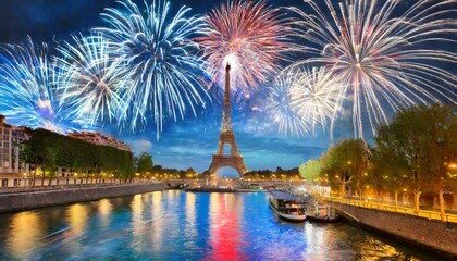 Feux d'artifice à Paris