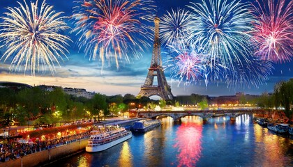 Feux d'artifice &agrave; Paris